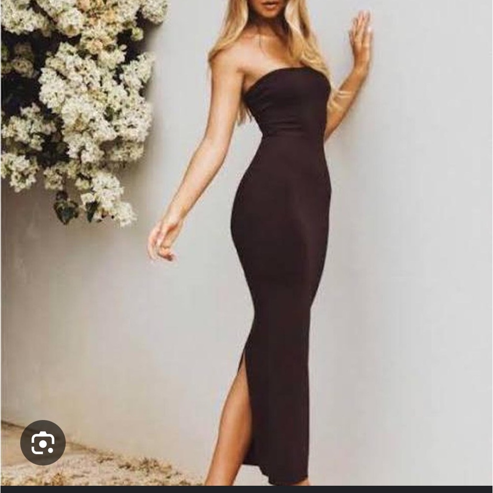 Sammy Robinson x princess Polly chocolate maxi dress